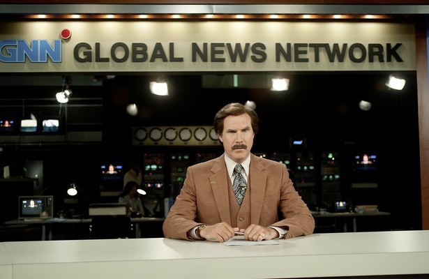 Will Ferrell in Anchorman 2: The Legend Continues