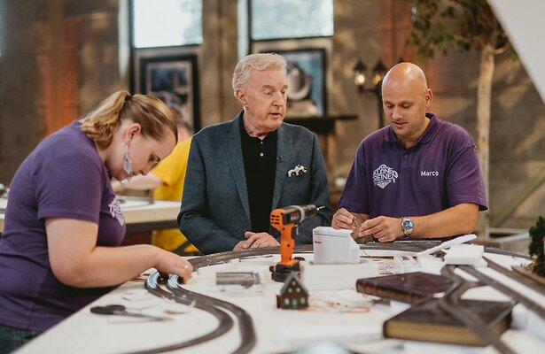 André van Duin in De Grote Kleine Treinencompetitie