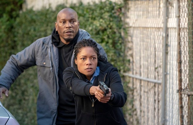 Naomie Harris en Tyrese Gibson in Black and Blue