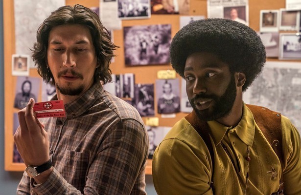 Adam Driver en John David Washington in BlacKkKlansman
