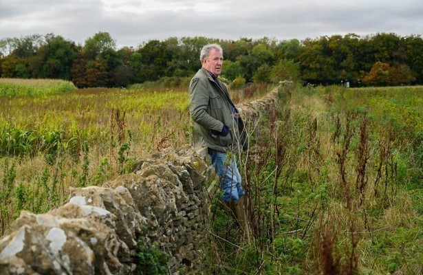 Jeremy Clarkson voor Clarkson's Farm