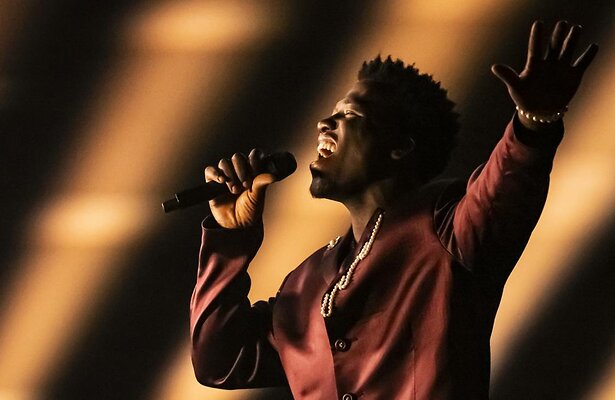 Claude tijdens het optreden van zaterdag.