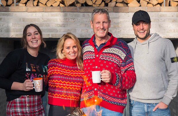 Marie, Ellen, Gert en Viktor Verhulst