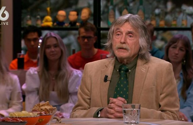 Johan Derksen in Vandaag Inside over conflict Israël en Palestina.