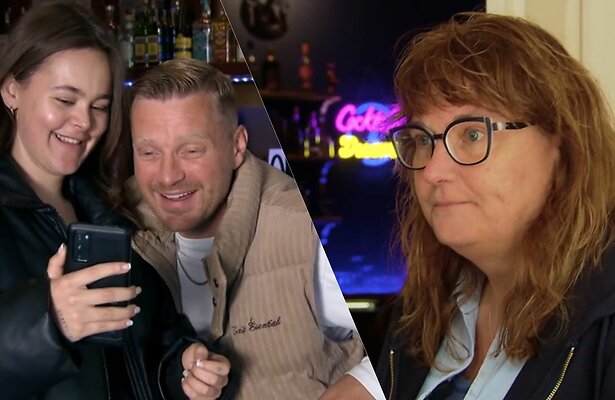 Danique & Daniël en Monique in B&B Vol Liefde