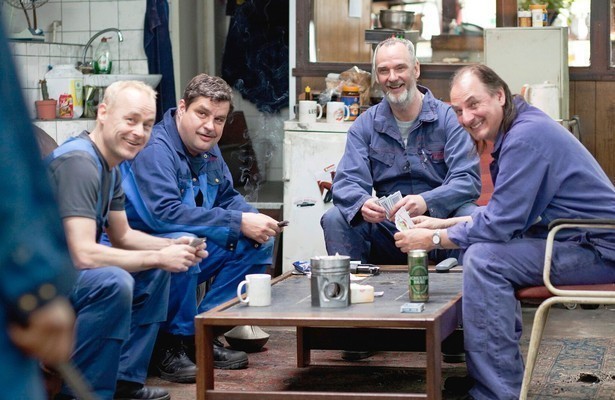 Marcel Hensema, Frank Lammers, Stefan de Walle en Martin van Waardenberg voor De Marathon