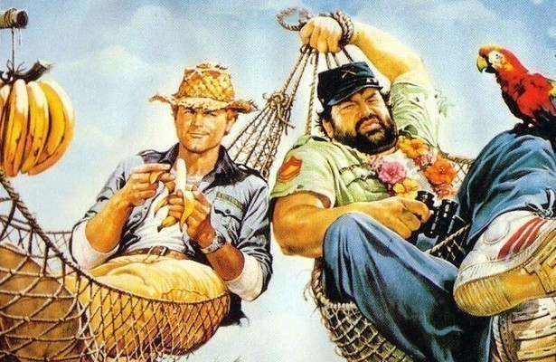 Terence Hill monstert aan bij Bud Spencer