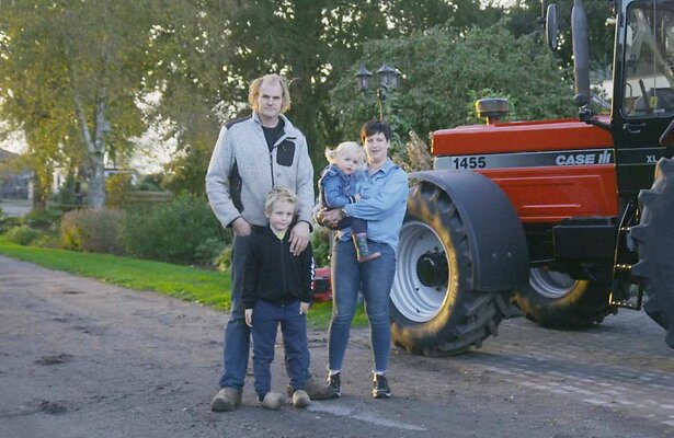 De familie Rijfkogel voor De Boer Op