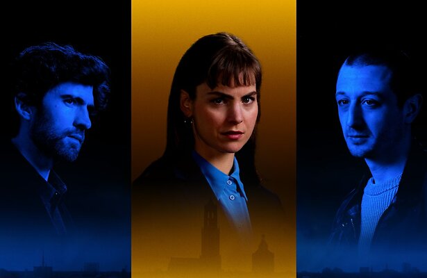 Benja Bruijning, Hannah Hoekstra en Minne Koole in De Ring