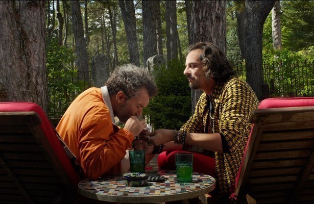 Antonio Banderas en Asier Etxeandia in Dolor y Gloria