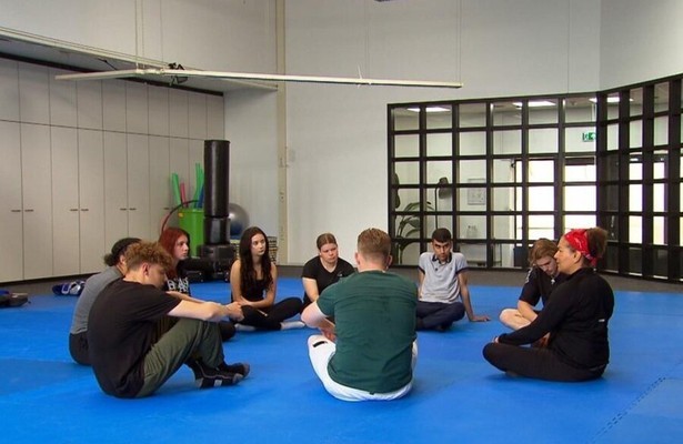 Lucia Rijker in Dream School