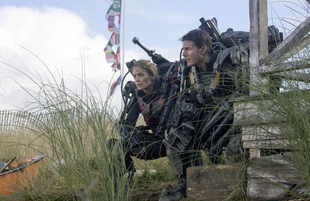 Emily Blunt en Tom Cruise in Edge of Tomorrow