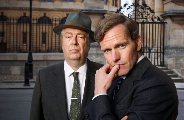 Roger Allam en Sean Evans in Endeavour Morse