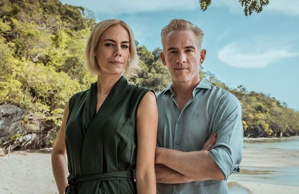 Nicolette Kluijver en Art Rooijakkers voor Expeditie Robinson