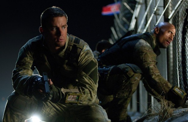 Channing Tatum en Dwayne Johnson in G.I. Joe: Retaliation