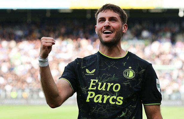 Santiago Gimenez voor Feyenoord