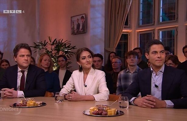 RTL Tonight met Bontenbal, Yesilgöz en Jetten