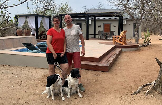 De herhaling met Erwin en Kirsten in Zuid-Afrika.