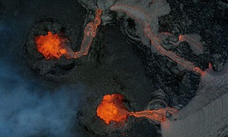 Island im Winter - Glühende Lava und einsame Fjorde