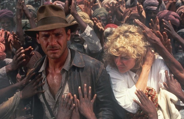 Harrison Ford in Indiana Jones and the Temple of Doom