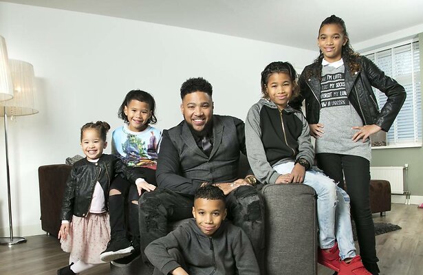 De familie Lopez in Een Huis Vol, heel wat jaren geleden.