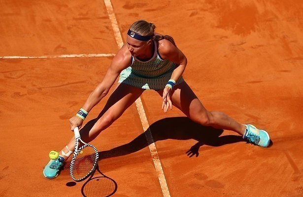 Kiki Bertens op Roland Garos