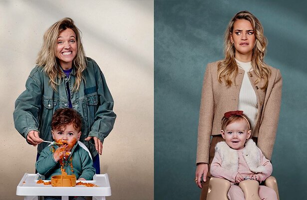 Loes Haverkort als Daan (Danielle) en Eva Laurenssen als Momo (Monique).