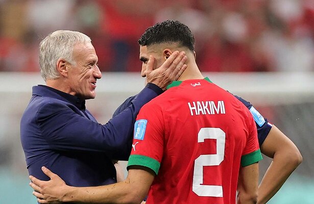 Achraf Hakimi en Didier Deschamps