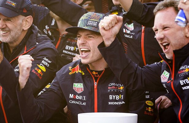 Max Verstappen tijdens de Grand Prix in Zandvoort