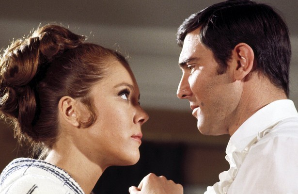 George Lazenby in On Her Majesty's Secret Service