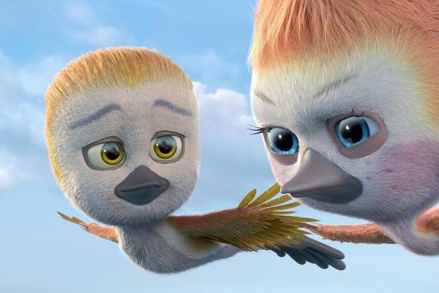 Pluisje durft te vliegen