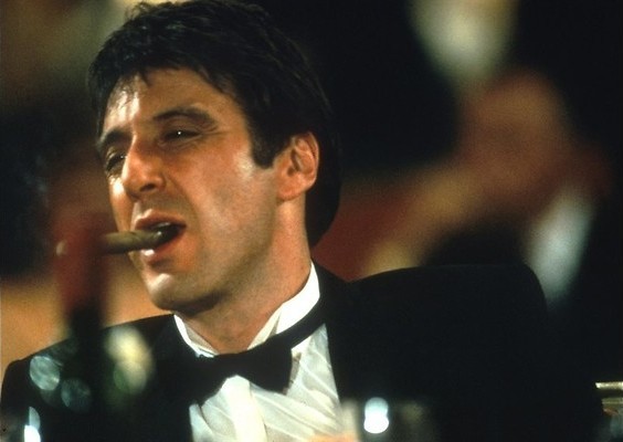 Al Pacino snuift door