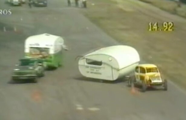 Caravanrace bij Te Land, Ter Zee en In De Lucht in de jaren '80