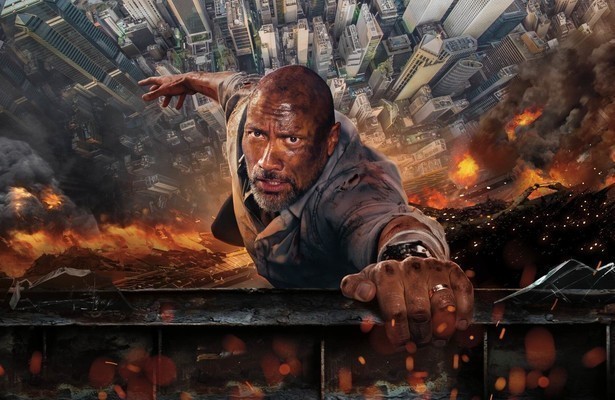 Dwayne Johnson in Skyscraper