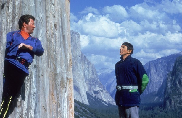 William Shatner in Star Trek V: The Final Frontier