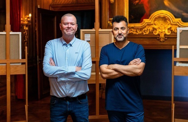 Raymond van Barneveld met Özcan Akyol in Sterren op het Doek