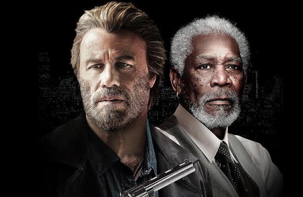 John Travolta en Morgan Freeman in The Poison Rose