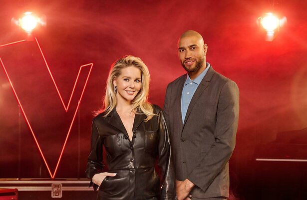 Chantal Janzen en Edson da Graça voor The Voice of Holland