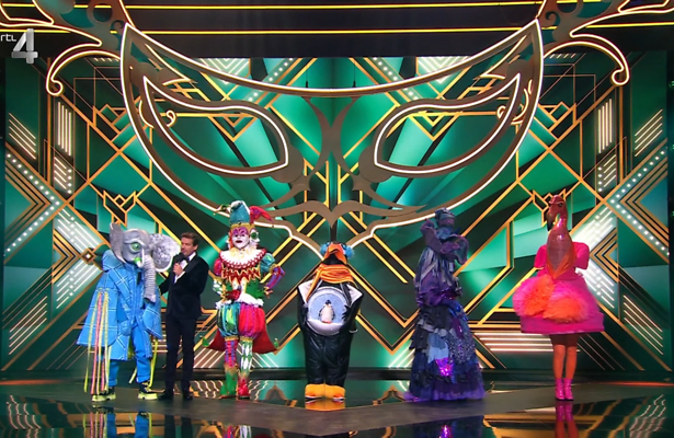 Eerste aflevering van The Masked Singer.