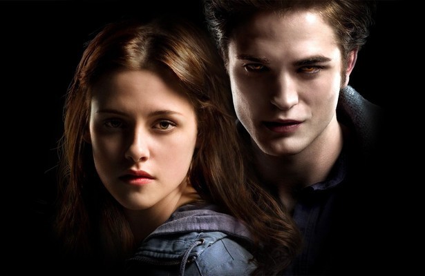 Kristen Stewart en Robert Pattinson in Twilight