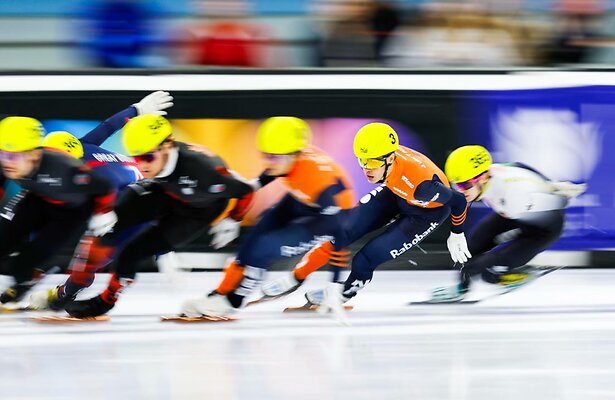 Jens van 't Wout en andere shorttrackers