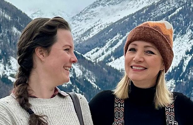 Anita en Yvon Jaspers in Onze Boerderij Internationaal. 