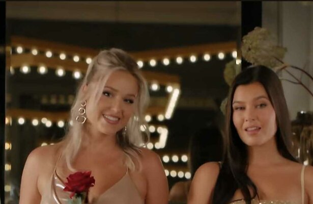 Beate van der Weide en Diva Brons in De Bachelorette