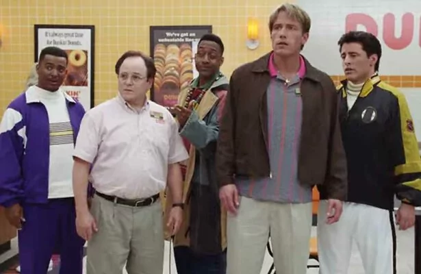 Carlton Banks, George Constanza, Steve Urkel, Ben Affleck en Joey Tribbiani