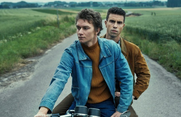 Tijmen Govaerts als Marc De Vuyst en Aimé Claeys als Franky Verhellen in 1985