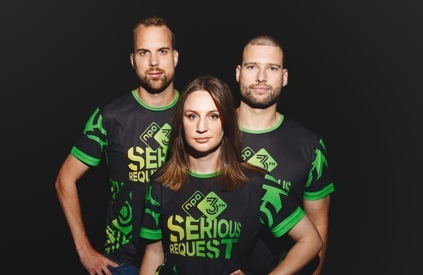 Barend van Deelen, Sophie Hijlkema en Wijnand Speelman (3FM Serious Request 2024)