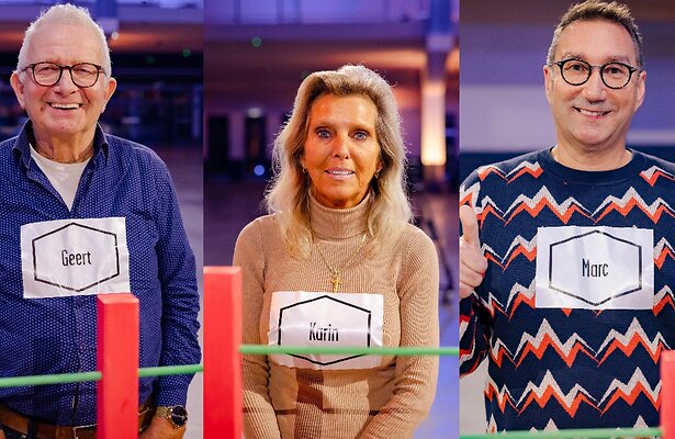 Boer Geert, Karin van de Scheetjes en Marc Forno
