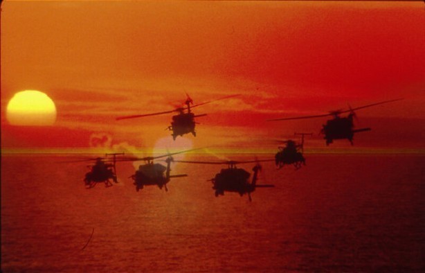 Heli's in nood in Black Hawk Down