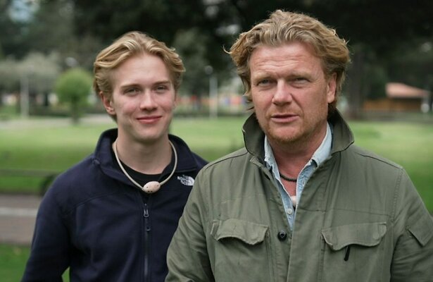 Bastiaan Ragas en zoon Sem Ragas in Race Across the World