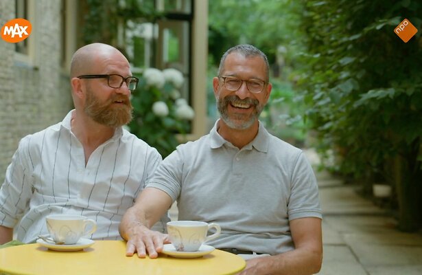 Francesco en Sieb in Bed & Breakfast
